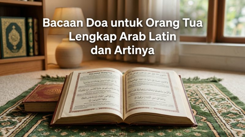 Bacaan Doa untuk Orang Tua Lengkap Arab Latin dan Artinya