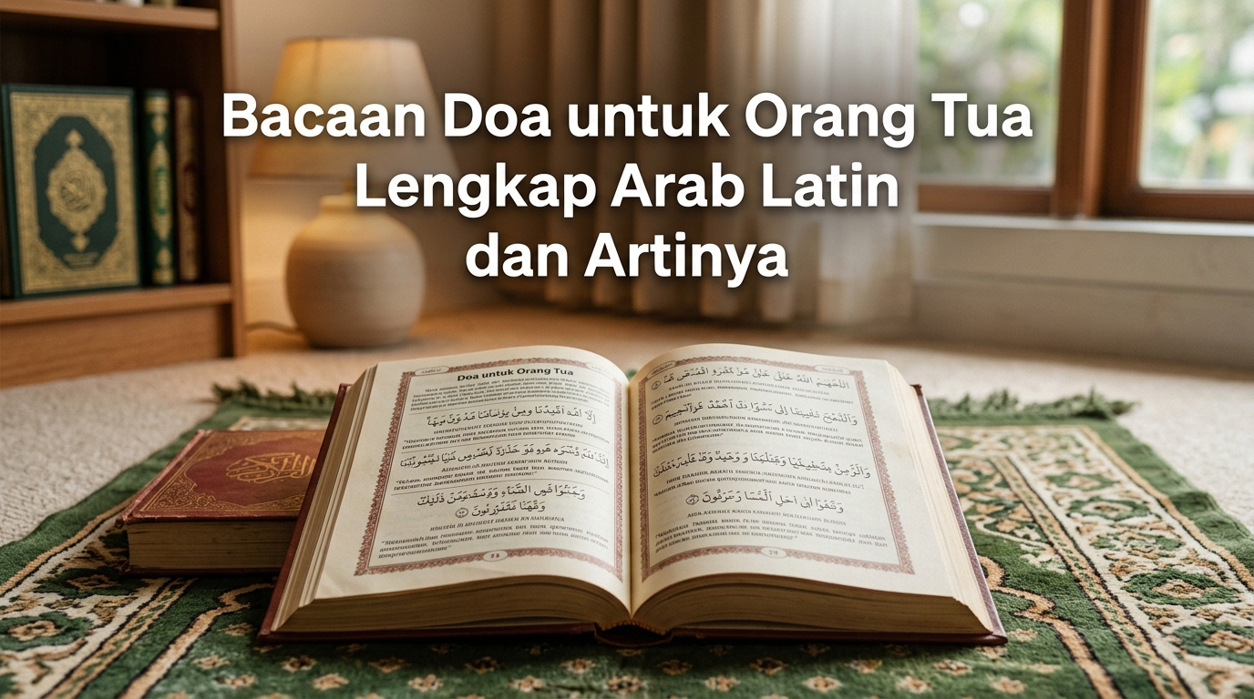 Bacaan Doa untuk Orang Tua Lengkap Arab Latin dan Artinya