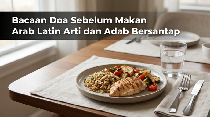 Bacaan Doa Sebelum Makan Arab Latin Arti dan Adab Bersantap