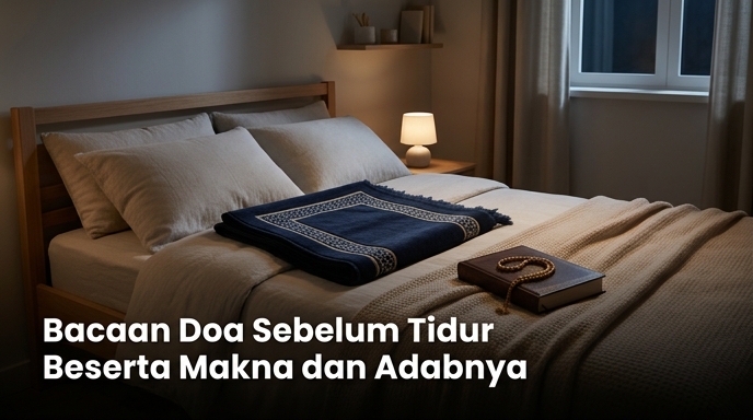 Bacaan Doa Sebelum Tidur Beserta Makna dan Adabnya