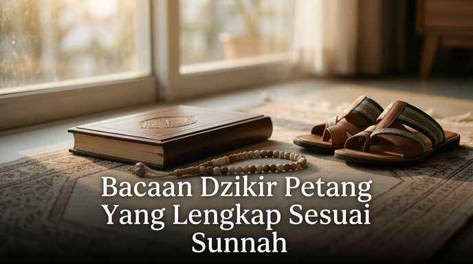 Bacaan Dzikir Petang Yang Lengkap Sesuai Sunnah